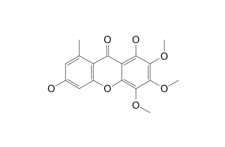 DRIMIOPSIN-B;3,8-DIHYDROXY-5,6,7-TRIMETHOXY-1-METHYLXANTHONE