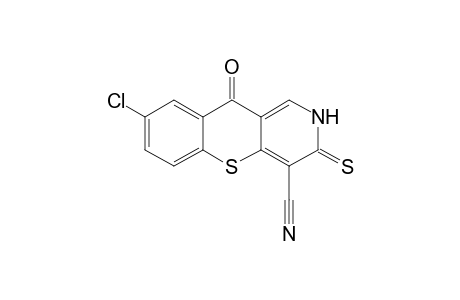 2,10-Dihydro-8-chloro-10-oxo-3-thioxo-3H-[1]benzothiopyrano[3,2-c]pyridine-4-carbonitrile