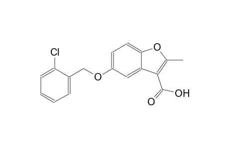 5-[(2-chlorobenzyl)oxy]-2-methyl-1-benzofuran-3-carboxylic acid