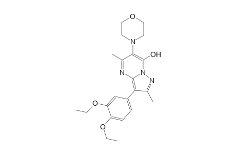 pyrazolo[1,5-a]pyrimidin-7-ol, 3-(3,4-diethoxyphenyl)-2,5-dimethyl-6-(4-morpholinyl)-