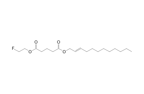 Glutaric acid, dodec-2-en-1-yl 2-fluoroethyl ester