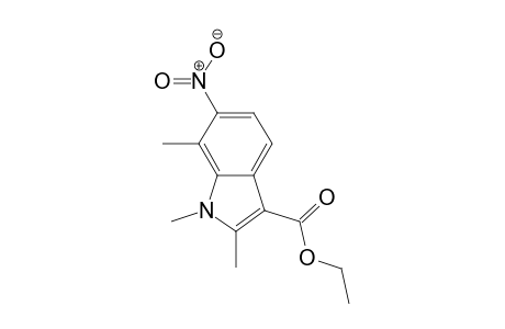 Ethyl 1,2,7-trimethyl-6-nitroindole-3-carboxylate