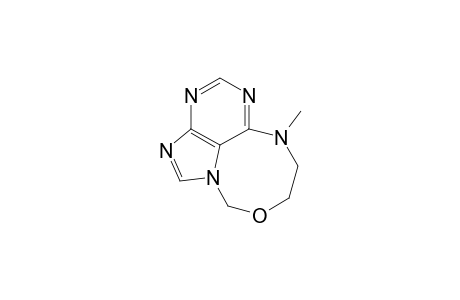 8-METHYL-7,8-DIHYDRO-6H-[1,3,6]-OXDIAZOCINO-[3,4,5-G,H]-PURINE