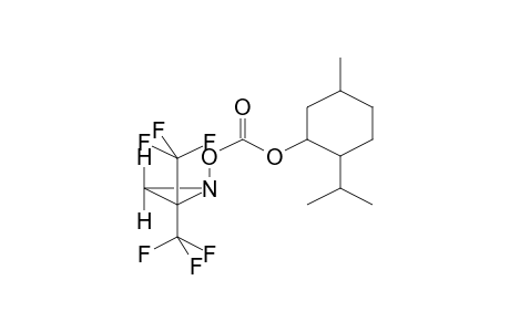 2,2-BIS(TRIFLUOROMETHYL)-1-[(-)-(2-ISOPROPYL-5-METHYLCYCLOHEXYLOXY)CARBONYLOXY]AZIRIDINE