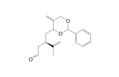 (3R)-Isopropenyl-5,7-di-O-benzylidene-6-methyleneheptan-1-al