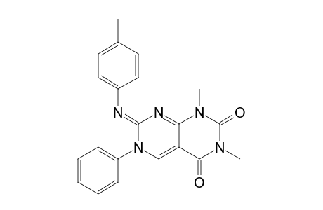Pyrimido[4,5-d]pyrimidine-2,4(1H,3H)-dione, 6,7-dihydro-1,3-dimethyl-7-[(4-methylphenyl)imino]-6-phenyl-
