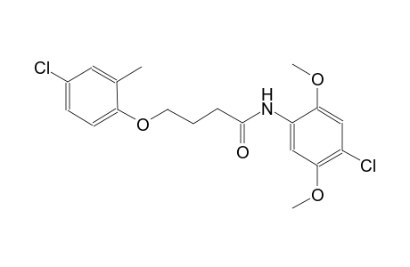 N-(4-chloro-2,5-dimethoxyphenyl)-4-(4-chloro-2-methylphenoxy)butanamide
