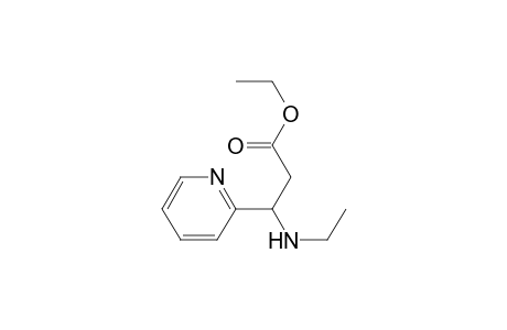 2-Pyridinepropanoic acid, .beta.-(ethylamino)-, ethyl ester