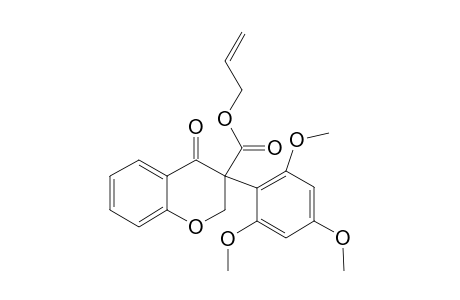 3-Allyloxycarbonyl-3-(2,4,6-trimethoxyphenyl)chroman-4-one