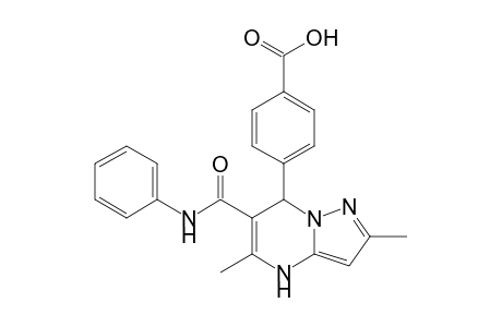 7-(4-Carboxyphenyl)-2,5-dimethyl-N-phenyl-4,7-dihydropyrazolo[1,5-a]pyrimidine-6-carboxamide