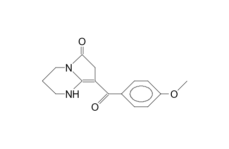 8-(4-Methoxy-benzoyl)-1,3,4,7-pyrrolo(1,2-A)pyrimidin-6(2H)-one