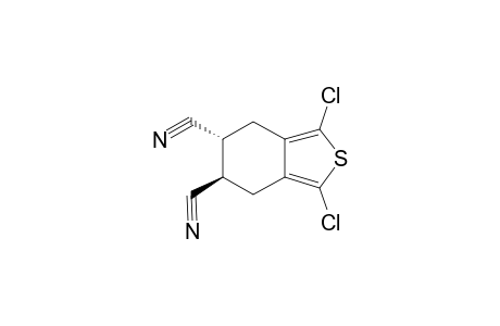 (5R,6R)-1,3-bis(chloranyl)-4,5,6,7-tetrahydro-2-benzothiophene-5,6-dicarbonitrile
