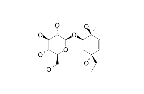 (1S,2R,4S)-PARA-MENTH-5-ENE-1,2,4-TRIOL-2-O-BETA-D-GLUCOPYRANOSIDE