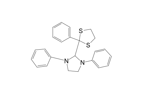 Imidazolidine, 1,3-diphenyl-2-(2-phenyl-1,3-dithiolan-2-yl)-