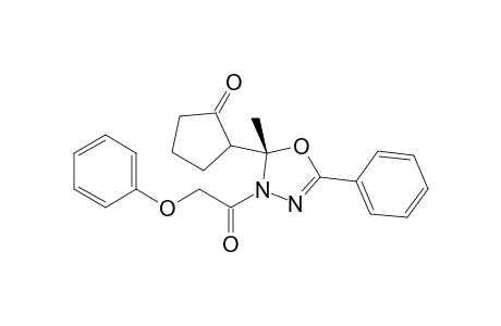 (2S)-2,3-Dihydro-2-methyl-2-(2-oxocyclopentyl)-3-(2-phenoxyacetyl)-5-phenyl-1,3,4-oxadiazole