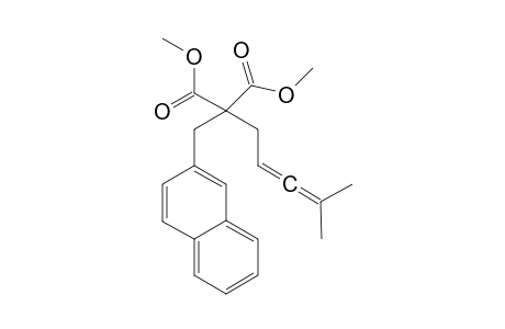 Dimethyl 2-(4-methylpenta-2.3-dienyl)-2-(naphthalen-2-ylmethyl)malonate