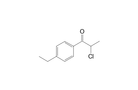 2-Chloranyl-1-(4-ethylphenyl)propan-1-one