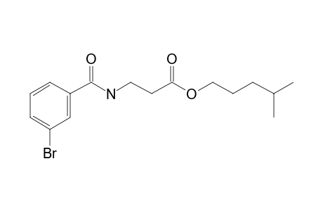 .beta.-Alanine, N-(3-bromobenzoyl)-, isohexyl ester