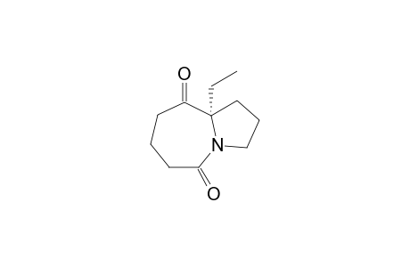 (R)-9a-ethylhexahydro-5H-pyrrolo[1,2-a]azepine-5,9(6H)-dione