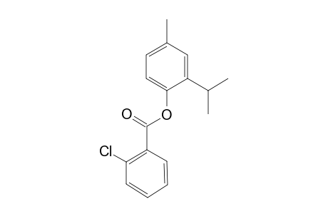 Benzoic acid, 2-chloro-, 2-isopropyl-4-methylphenyl ester