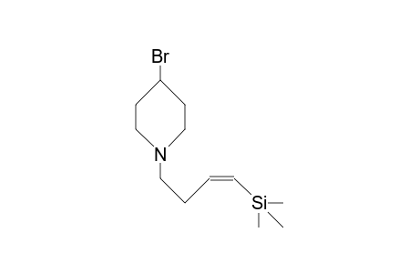 4-Bromo-1-([Z]-4-trimethylsilyl-3-butenyl)-piperidine