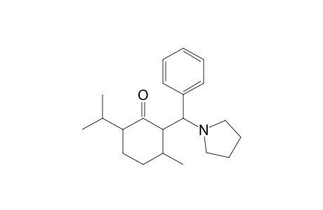 2-[.alpha.-(N-Pyrrolidino)benzyl]-1-methyl-4-isopropylcyclohexan-3-one