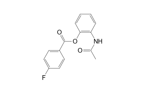 2-(Acetylamino)phenyl 4-fluorobenzoate