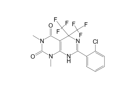 7-(2-Chloro-phenyl)-1,3-dimethyl-5,5-bis-trifluoromethyl-5,8-dihydro-1H-pyrimido[4,5-d]pyrimidine-2,4-dione