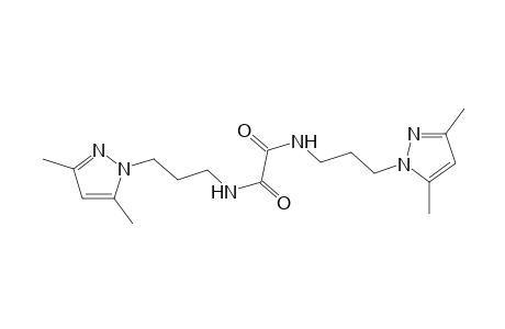 N,N'-bis[3-(3,5-dimethyl-1H-pyrazol-1-yl)propyl]ethanediamide