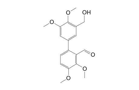 5'-Hydroxymethyl-3,4,3',4'-tetramethoxy-1,1'-biphenyl-2-carbaldehyde