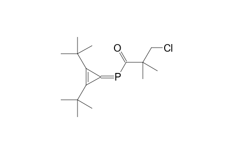 (3-chloro-2,2-dimethylpropanoyl)(2,3-di-tert-butylcyclopropen-1-yliden)phosphine