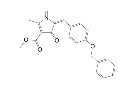 1H-pyrrole-3-carboxylic acid, 4,5-dihydro-2-methyl-4-oxo-5-[[4-(phenylmethoxy)phenyl]methylene]-, methyl ester, (5E)-