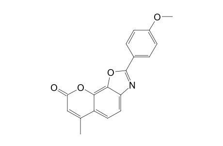 6-Methyl-2-(4-methoxyphenyl)-8H-pyrano[3,2-g]benzoxazol-8-one