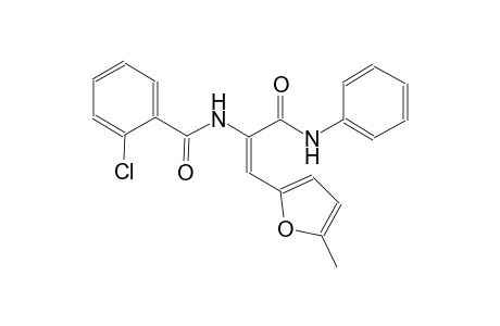 benzamide, 2-chloro-N-[(E)-2-(5-methyl-2-furanyl)-1-[(phenylamino)carbonyl]ethenyl]-