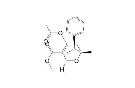 (1R*,5S*,6S*)-3-Acetoxy-2-(methoxycarbonyl)-5-methyl-6-phenyl-8-oxabicyclo[3.2.1]oct-2-ene