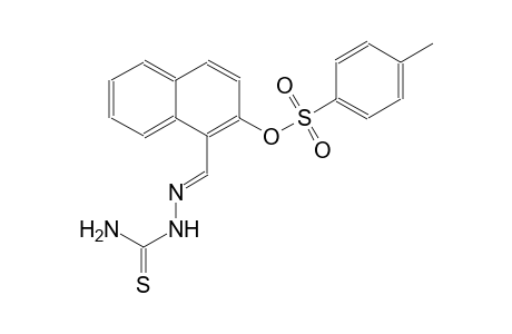 1-{(E)-[2-(aminocarbothioyl)hydrazono]methyl}-2-naphthyl 4-methylbenzenesulfonate