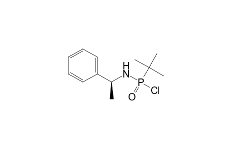 N-(S)-.alpha.-phenylethyl-P-t-butylphosphonamidic chloride