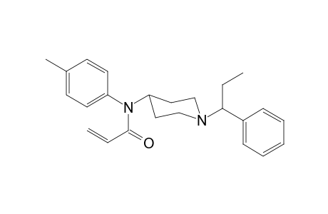 N-4-Methylphenyl-N-[1-(1-phenylpropyl)piperidin-4-yl]prop-2-enamide