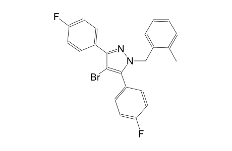 4-bromo-3,5-bis(4-fluorophenyl)-1-(2-methylbenzyl)-1H-pyrazole
