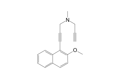 1-(3-(Prop-2-ynyl(methyl)amino)prop-1-ynyl)-2-methoxynaphthalene