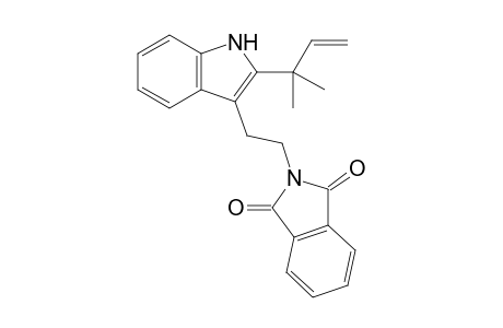 2-{2-[2-(2-Methylbut-3-en-2-yl)-1H-indol-3-yl]ethyl}isoindoline-1,3-dione