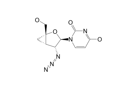 1-[(1S,3R,4R,5S)-4-AZIDO-1-(HYDROXYMETHYL)-2-OXABICYCLO-[3.1.0]-HEX-3-YL]-2,4(1H,3H)-PYRIMIDINEDIONE