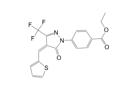 ethyl 4-[(4Z)-5-oxo-4-(2-thienylmethylene)-3-(trifluoromethyl)-4,5-dihydro-1H-pyrazol-1-yl]benzoate