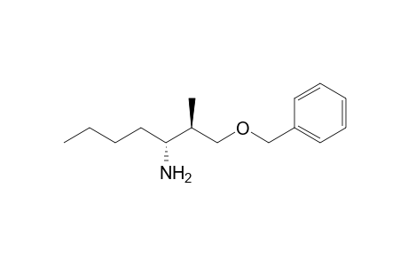 (2R,3R)-1-benzyloxy-2-methyl-heptan-3-amine