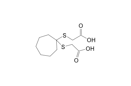 (cycloheptylidenedithio)diacetic acid