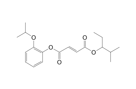 Fumaric acid, 2-isopropoxyphenyl 2-methylpent-3-yl ester