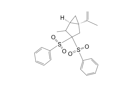 (cis)-3,3-bis(Phenylsulfonyl)-4-methyl-1-(1'-methylethenyl)biccyclo[3.1.0]hexane