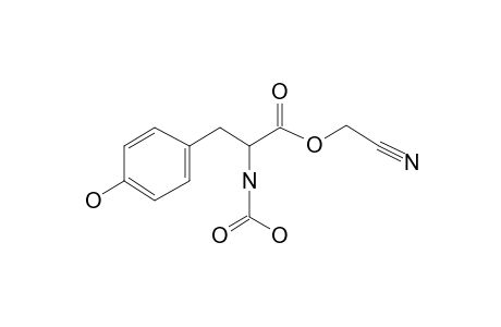 Tyrosine, N-carboxy-, cyanomethyl ester