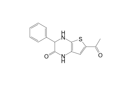6-Acetyl-3-phenyl-3,4-dihydro-1H-thieno[2,3-b]pyrazin-2-one