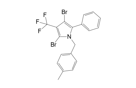 1-(4-methylbenzyl)-2-phenyl-4-trisfluoromethyl-3,5-dibromo-pyrrole